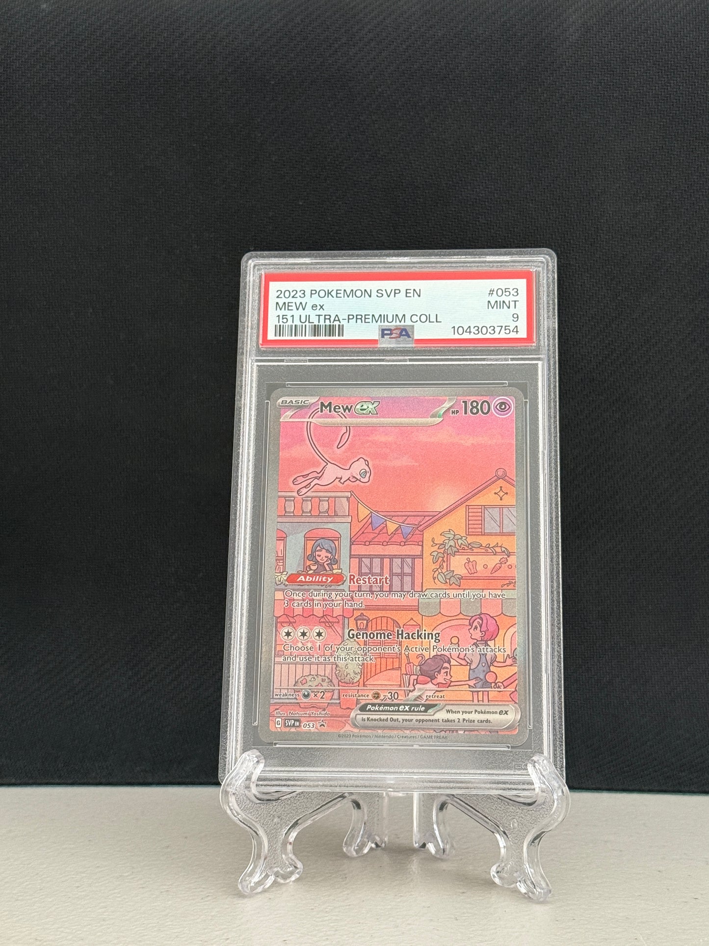 2023 Pokemon Scarlet & Violet 151 UPC Promo Mew ex #053 - PSA 9