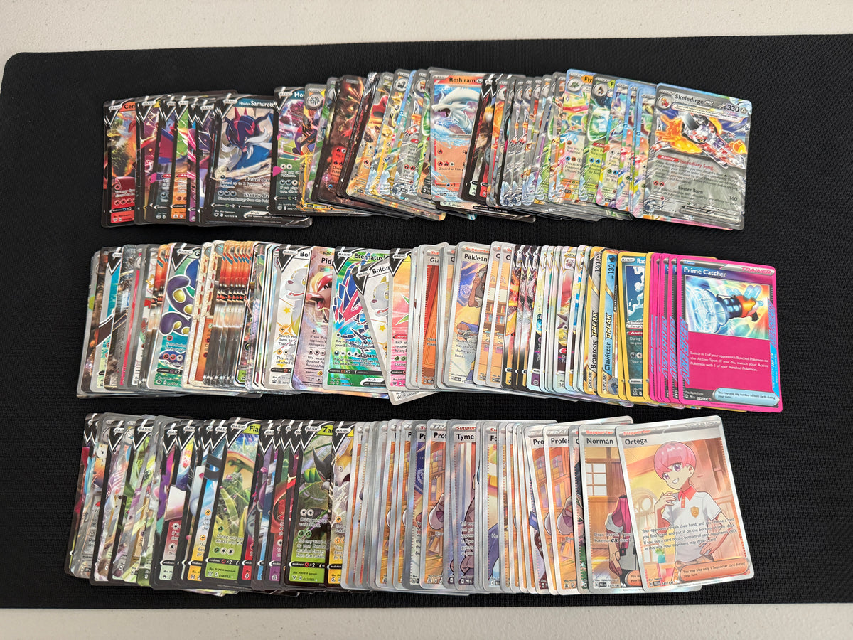 Lot of 25 Pokemon Cards - Ultra Rares Only! (V, EX, GX, VMAX, VSTAR, or Full Art)