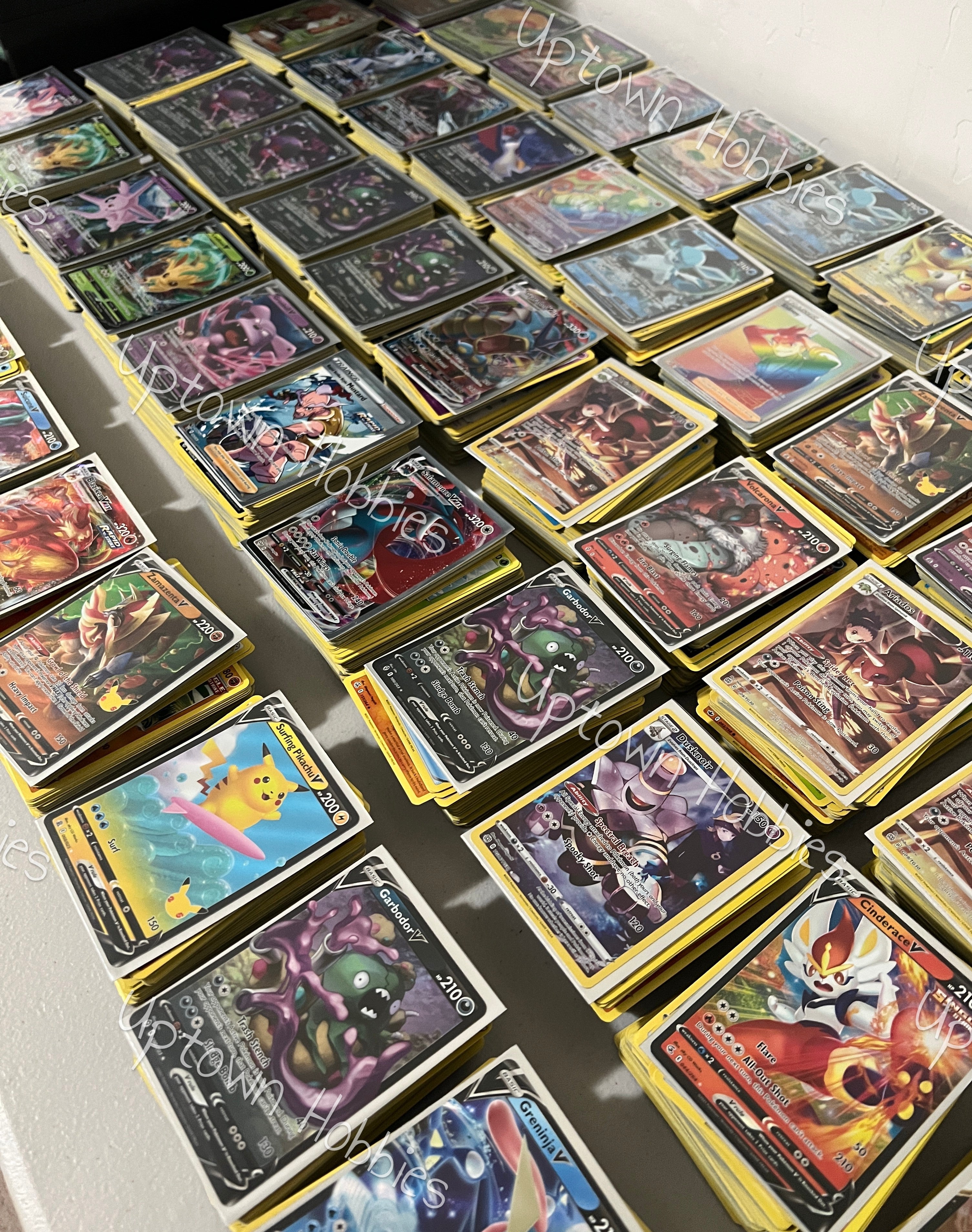 Lot of 100 Pokemon Cards - Rares & Holos + 2 Ultra Rare (EX/GX/V/VMAX/ uptownhobbies Lot of 100 Pokemon Cards - Rares & Holos + 2 Ultra Rare (EX/GX/V/VMAX/ uptownhobbies