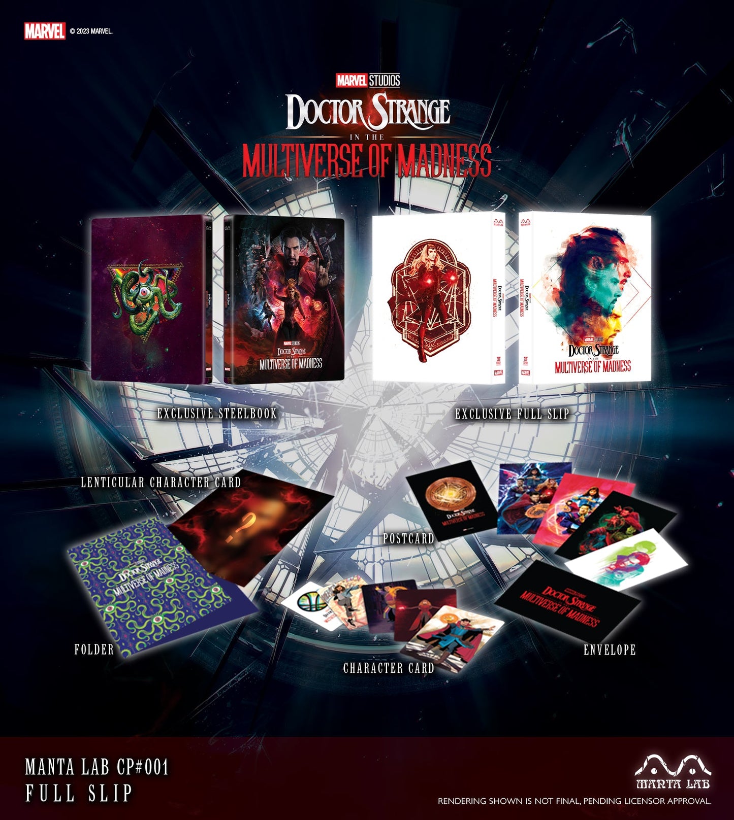Doctor Strange in the Multiverse of Madness (Discless SteelBook) (Manta Lab Exclusive MCP-001) Full Slip