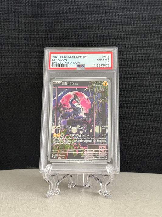 2023 Pokemon Scarlet & Violet Elite Trainer Box Promo Miraidon #013 - PSA 10