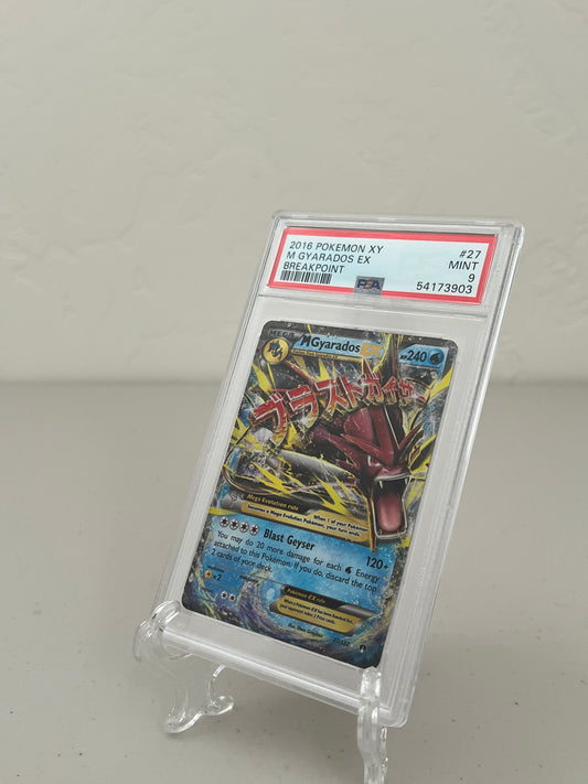 2016 Pokemon XY Breakpoint Mega Gyarados EX #27 PSA 9