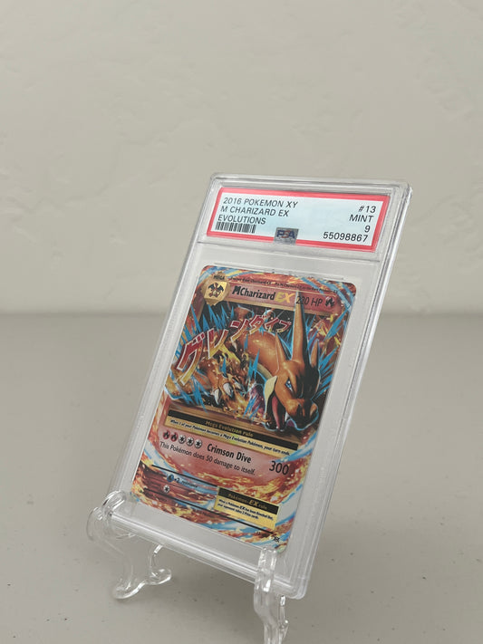 2016 Pokemon XY Evolutions Mega Charizard EX #13 PSA 9