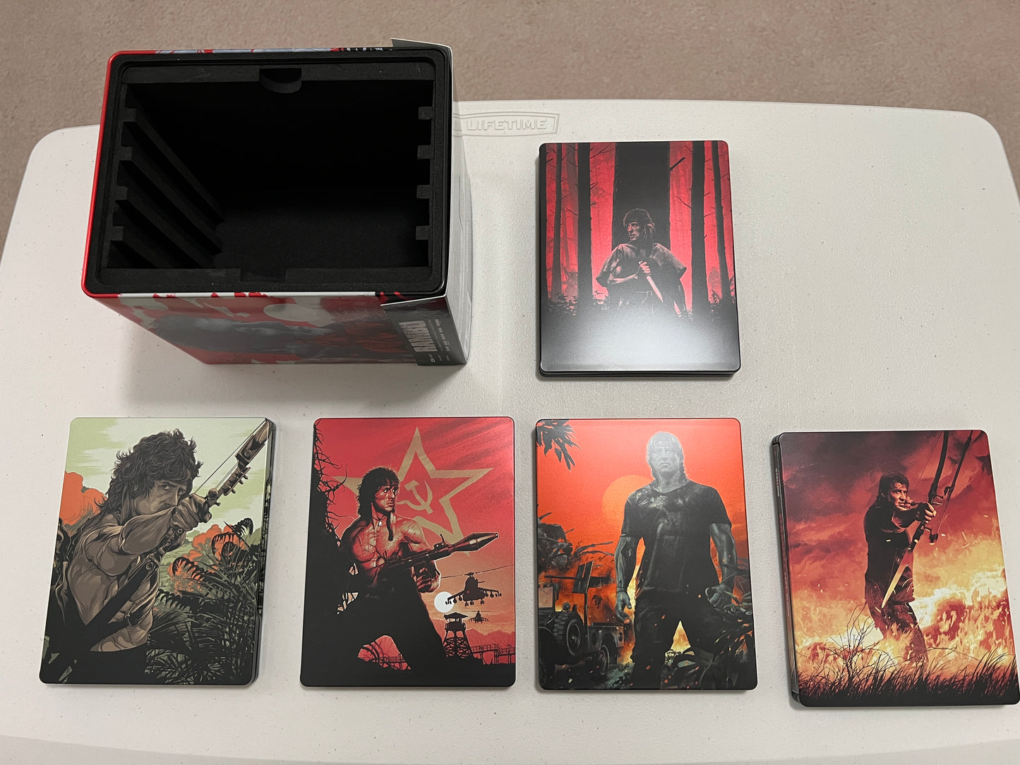 Rambo Complete Steelbook Collection 4K UHD/Blu-ray Best Buy Exclusive (OPENED) (NO DIGITAL)