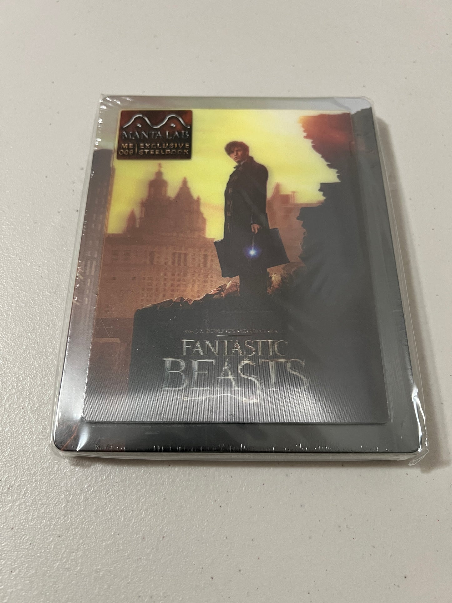 Fantastic Beast And Where to Find Them 3D/2D Blu-Ray Steelbook (Lenticular Quarter Slip) Manta Lab