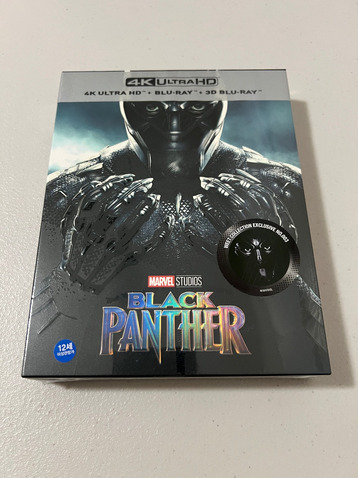 Black Panther (4K UHD + 3D + 2D Blu-Ray) Steelbook WEET Collection Full Slip A1