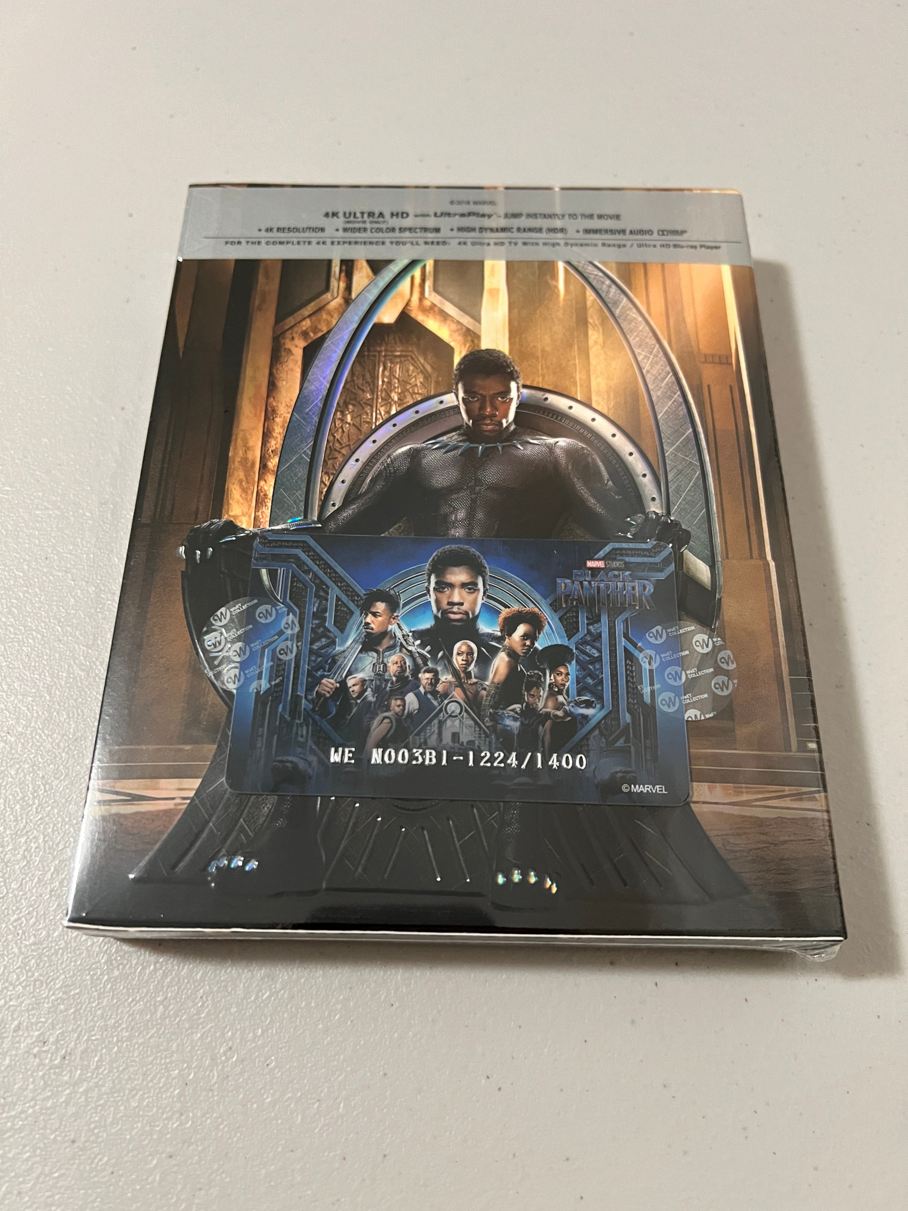 Black Panther Lenti B1 Steelbook (Weet sold Collection) (4K UHD BLU-RAY)