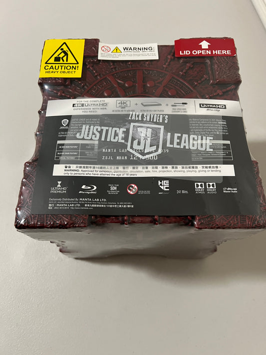 Manta Lab Zack Snyders Justice League 4K UHD Steelbook Mother Box (Amazonian)