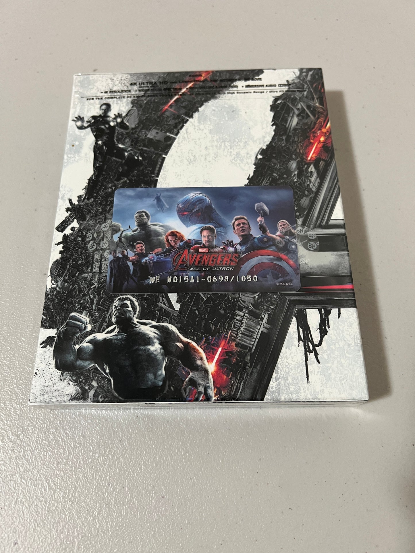 Avengers: Age of Ultron (4K+2D Blu-ray SteelBook) (WeET Collection Exclusive No.15) Full Slip