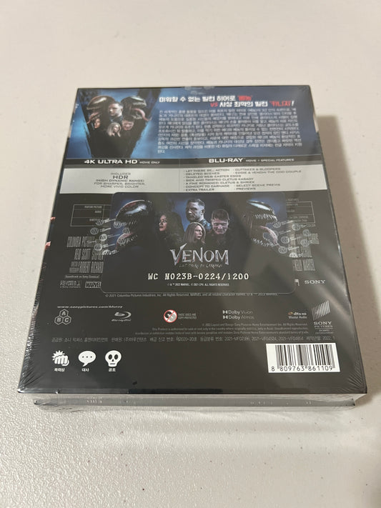 Venom 2: Let There Be Carnage 4K UHD/Blu-Ray Steelbook WEET collection No.23 One Click Set (Lenticular + Full Slip)