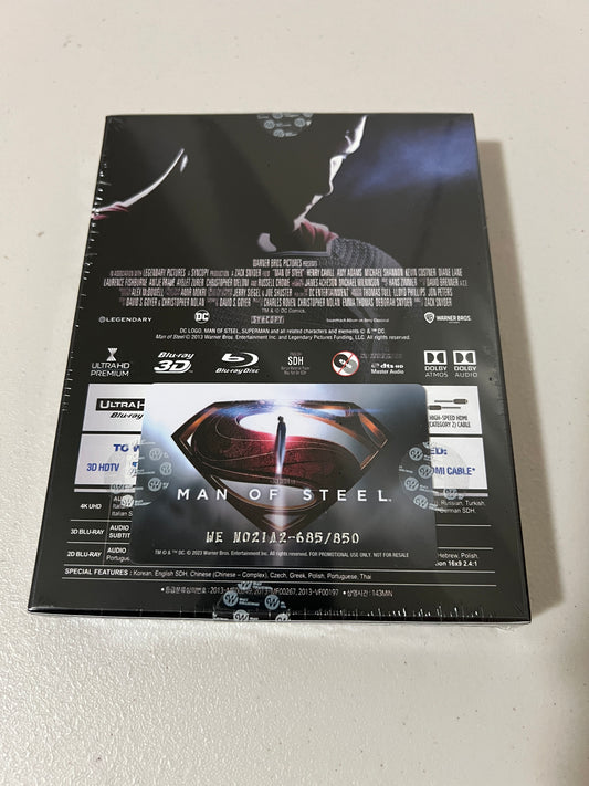 Man of Steel (4K+3D+2D Blu-ray SteelBook) (WeET Collection Exclusive No. 21) Full Slip A2