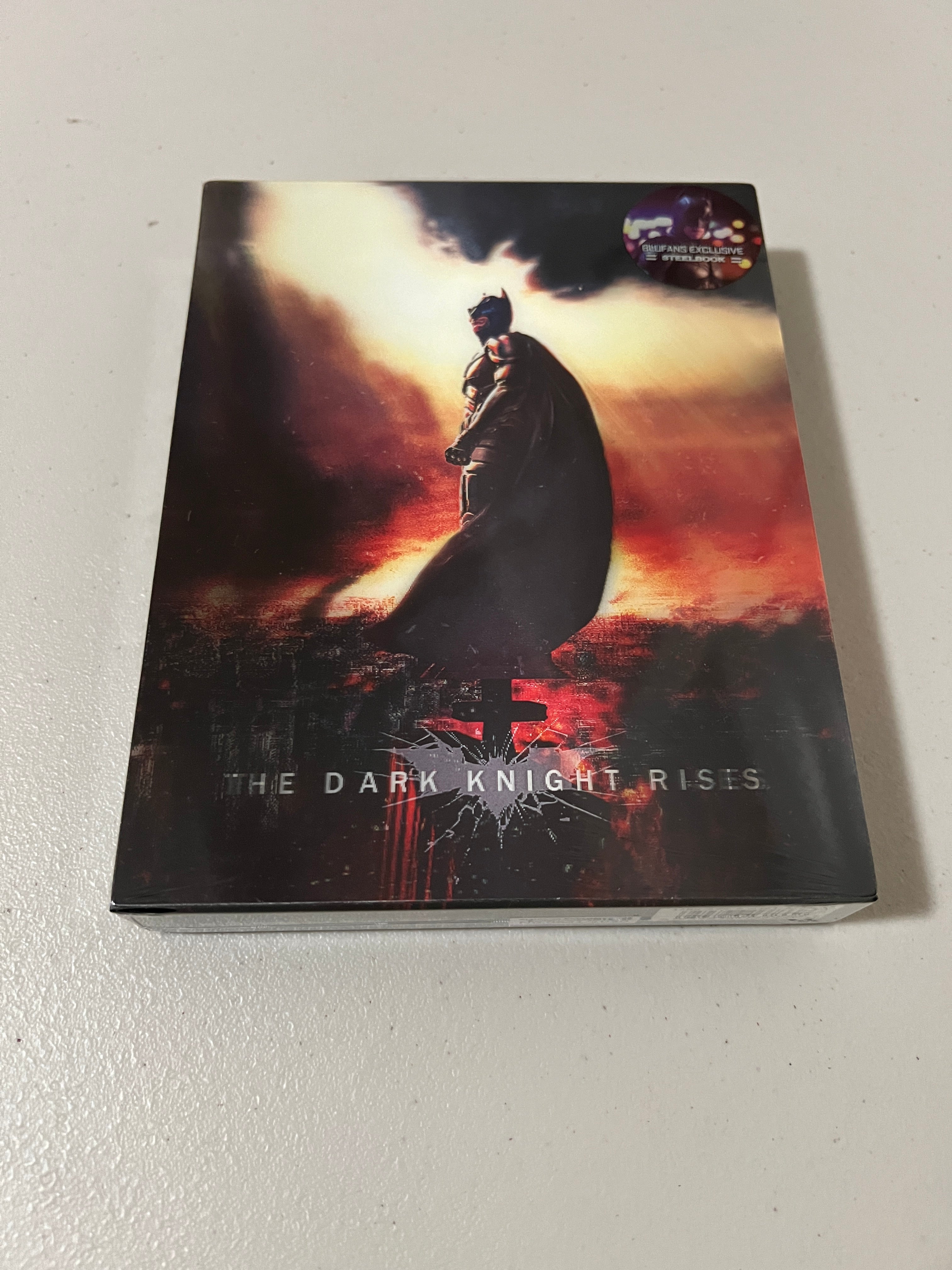 The Dark Knight Rises Blufans Full Slip Blu-ray Steelbook sale New Sealed