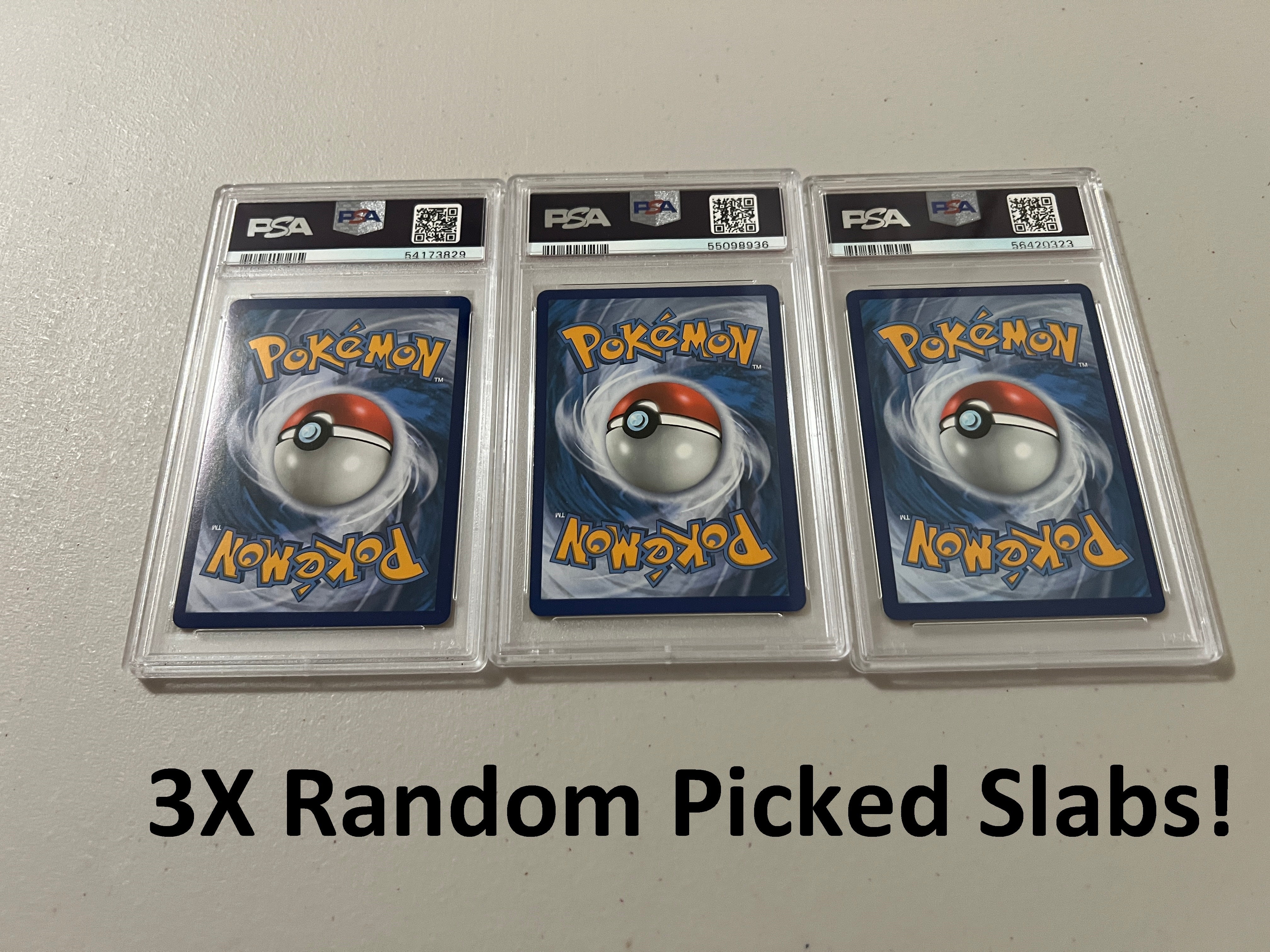 Graded Pokémon card store lot