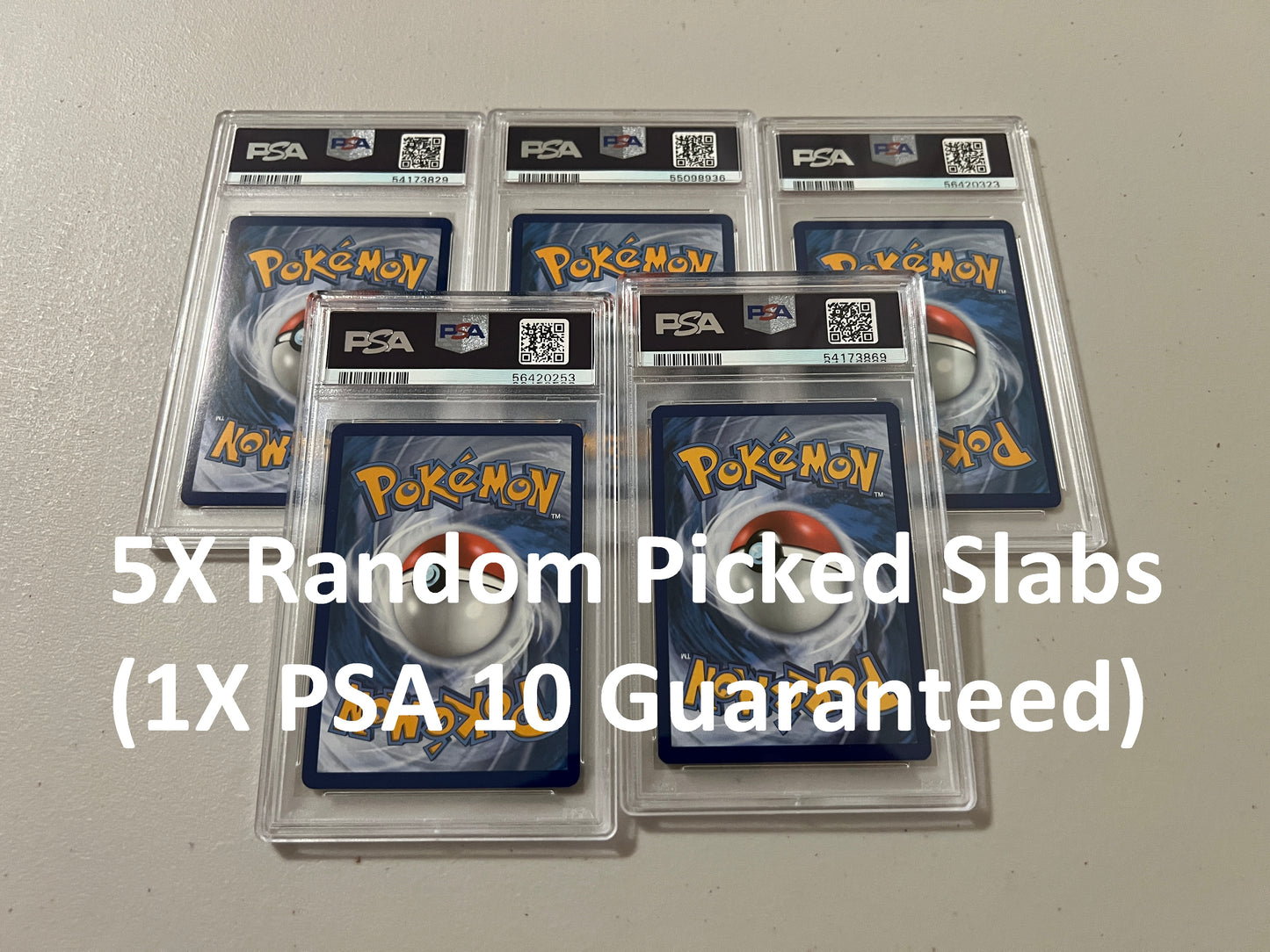 Pokemon PSA Graded Card Lot Bundles