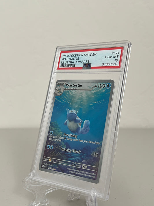 2023 Pokemon 151 Wartortle #171/165 Illustration Rare PSA 10