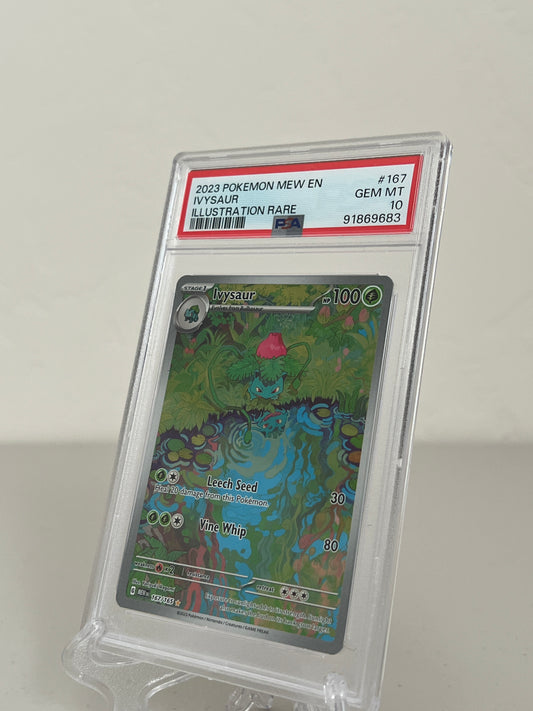 2023 Pokemon 151 Ivysaur Illustration Rare #167/165 PSA 10