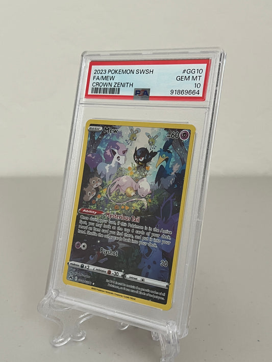 2023 Pokemon Crown Zenith Full Art Mew #GG10/GG70 PSA 10