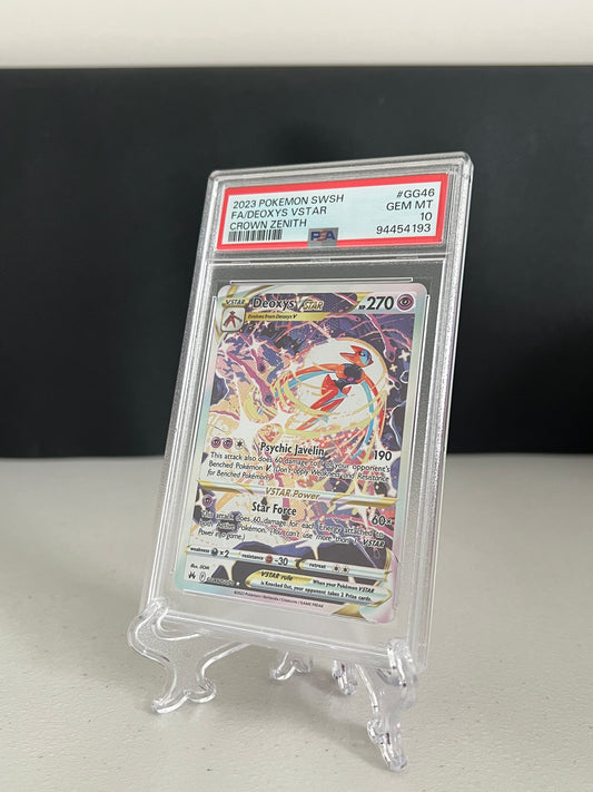 2023 Pokemon Crown Zenith Deoxys VSTAR #GG46 PSA 10