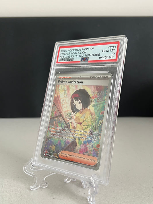 2023 Pokemon Scarlet & Violet 151 Erika's Invitation #203 PSA 10