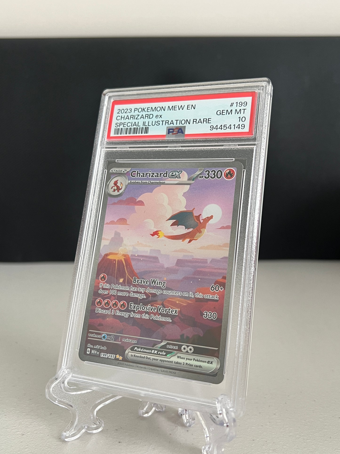 2023 Pokemon Scarlet & Violet 151 Charizard ex #199 PSA 10