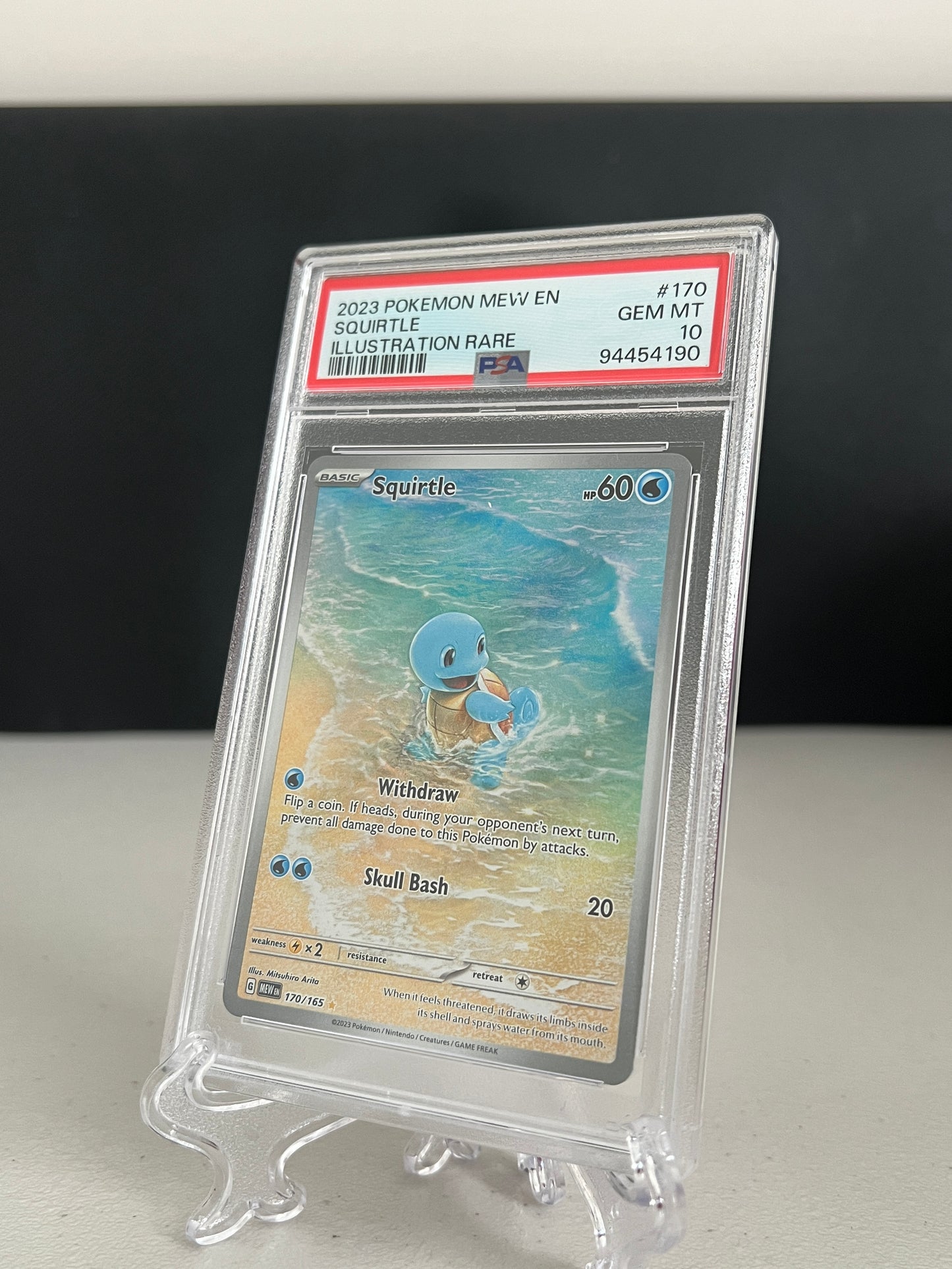 2023 Pokemon Scarlet & Violet 151 Squirtle #170 PSA 10