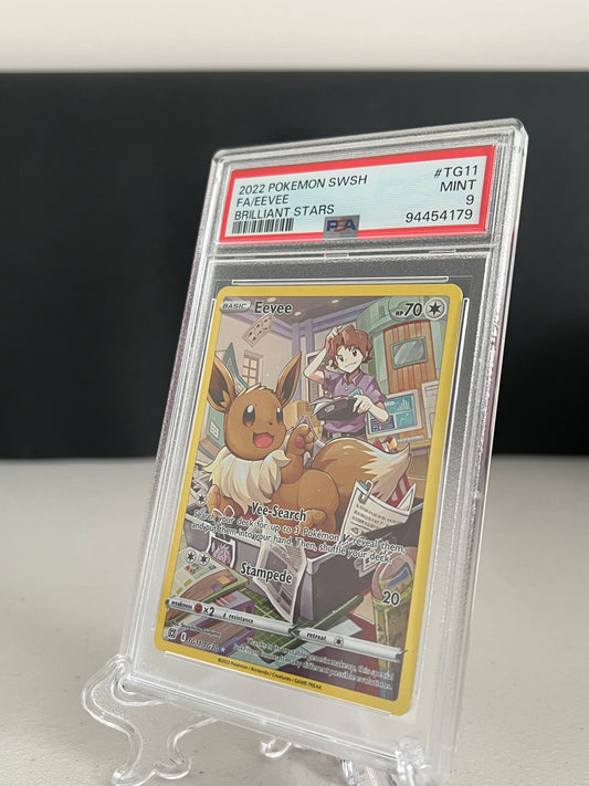 2022 Pokemon Brilliant Stars Eevee #TG11 PSA 9