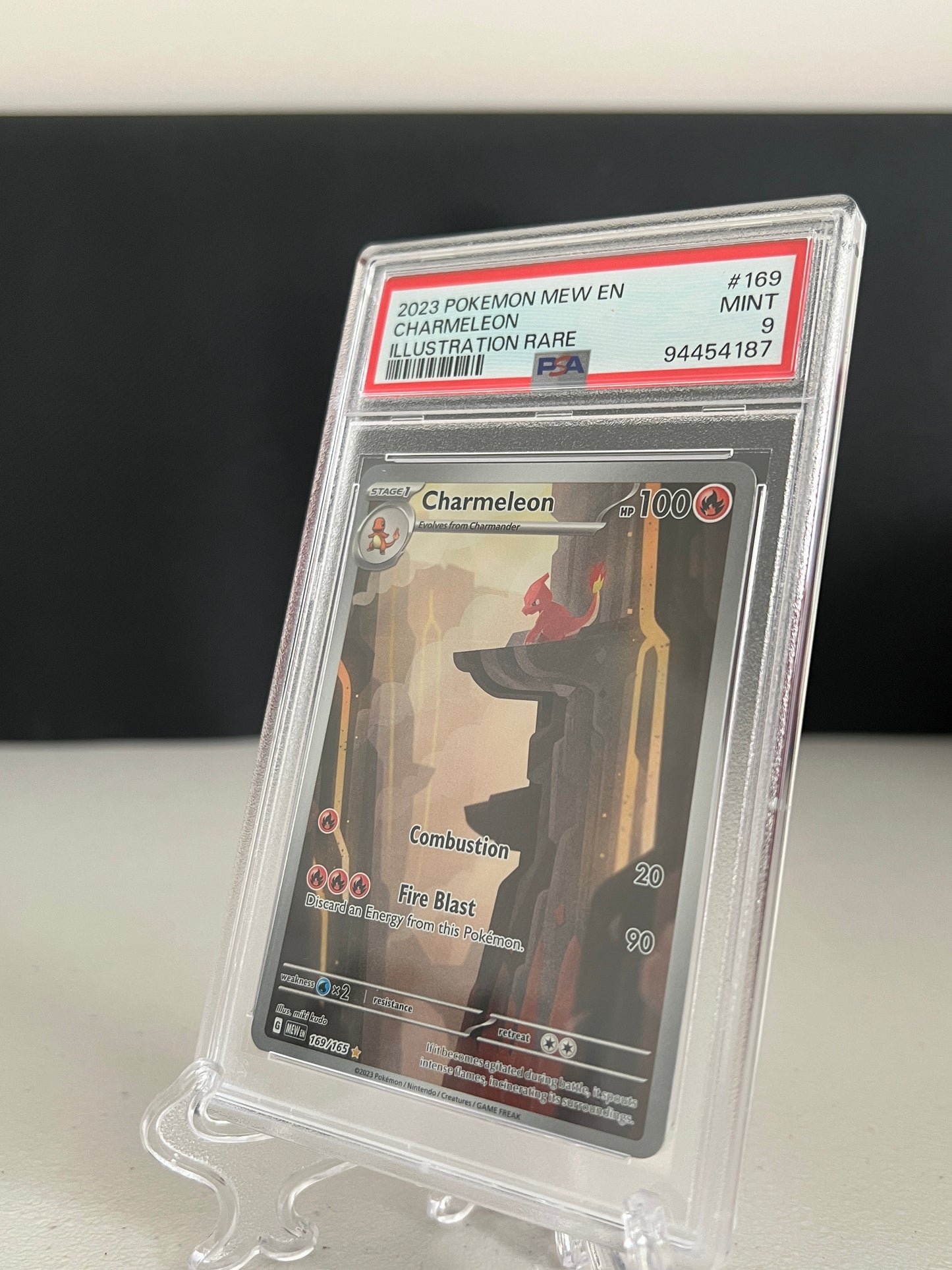 2023 Pokemon Scarlet & Violet 151 Illustration Rare Charmeleon #169 PSA 9