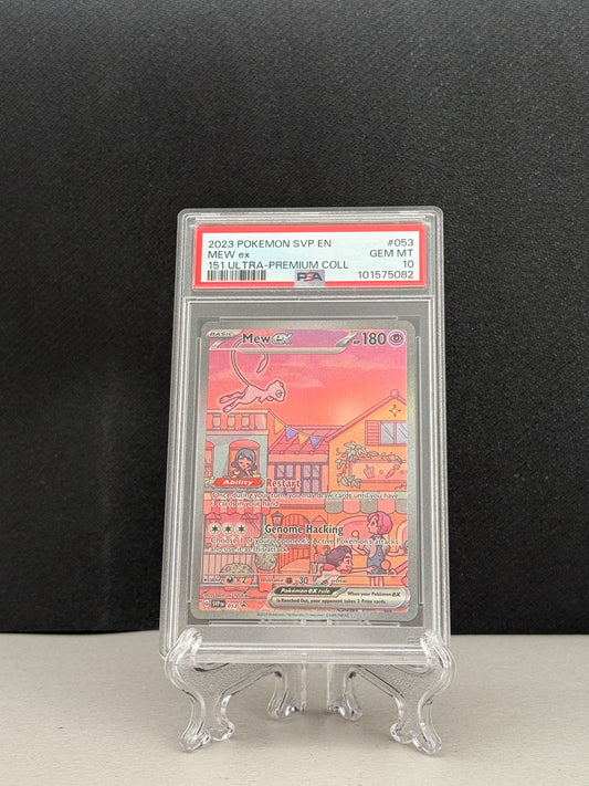 2023 Pokemon Scarlet & Violet 151 Ultra Premium Collection Promo Mew ex #053 - PSA 10