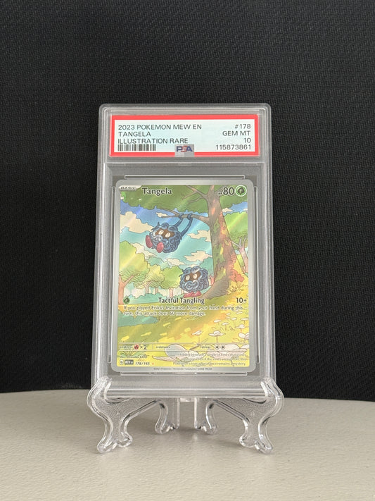 2023 Pokemon Scarlet & Violet 151 Illustration Rare Tangela #178 - PSA 10