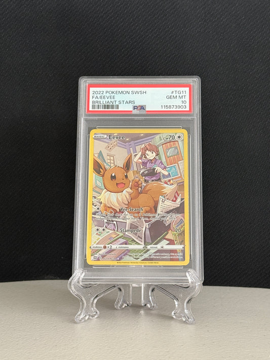 2022 Pokemon Brilliant Stars Eevee #TG11 - PSA 10