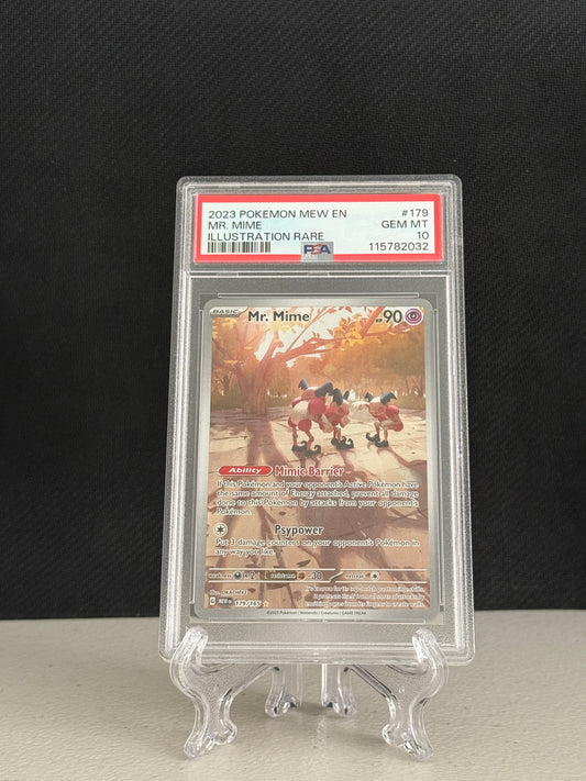 2023 Pokemon Scarlet & Violet: 151 Mr.Mime #179 - PSA 10