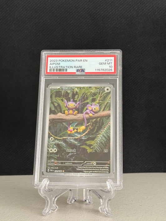 2023 Pokemon Paradox Rift Aipom #211 - PSA 10