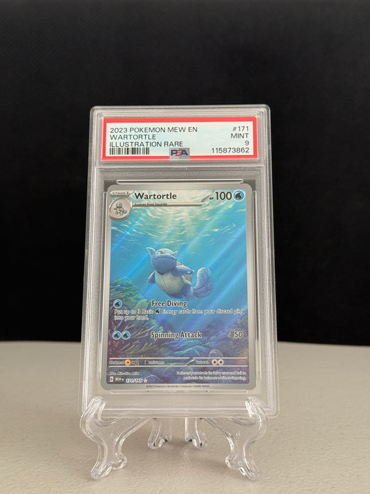 2023 Pokemon Scarlet & Violet 151 Wartortle #171 - PSA 9