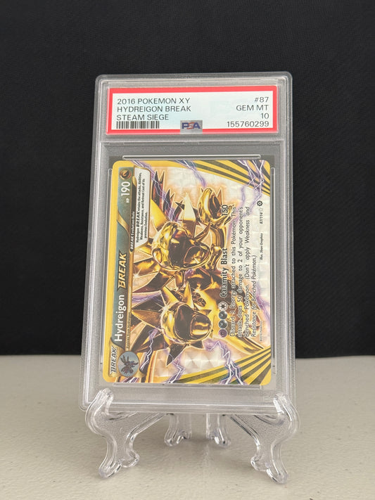 2016 Pokemon XY Steam Siege Hydreigon Break #87 - PSA 10