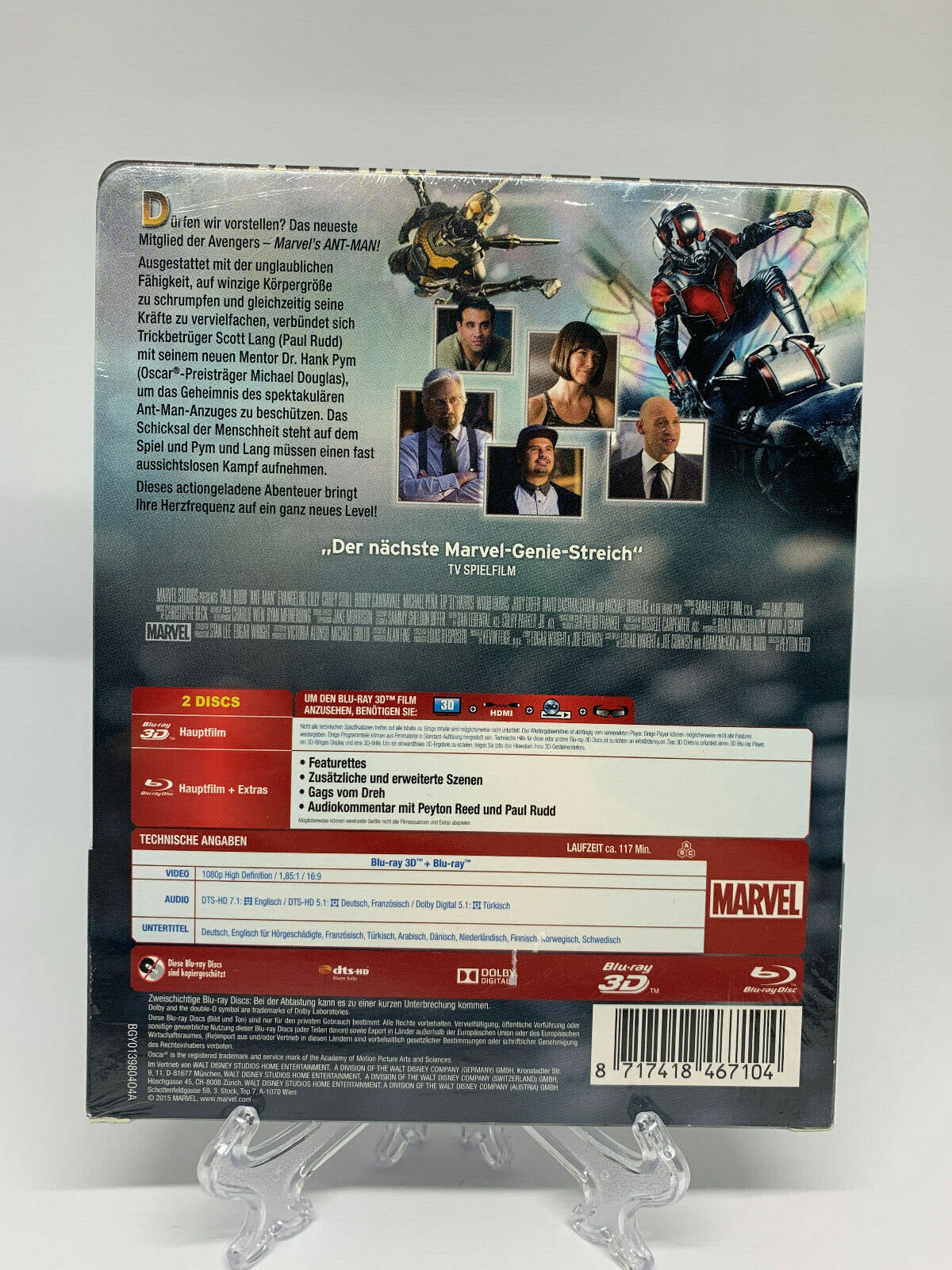 Ant-Man 3D/2D Blu-Ray Steelbook
