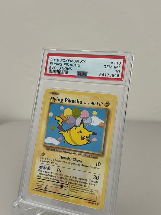 2016 Pokemon XY Evolutions Flying Pikachu #110 - PSA 10