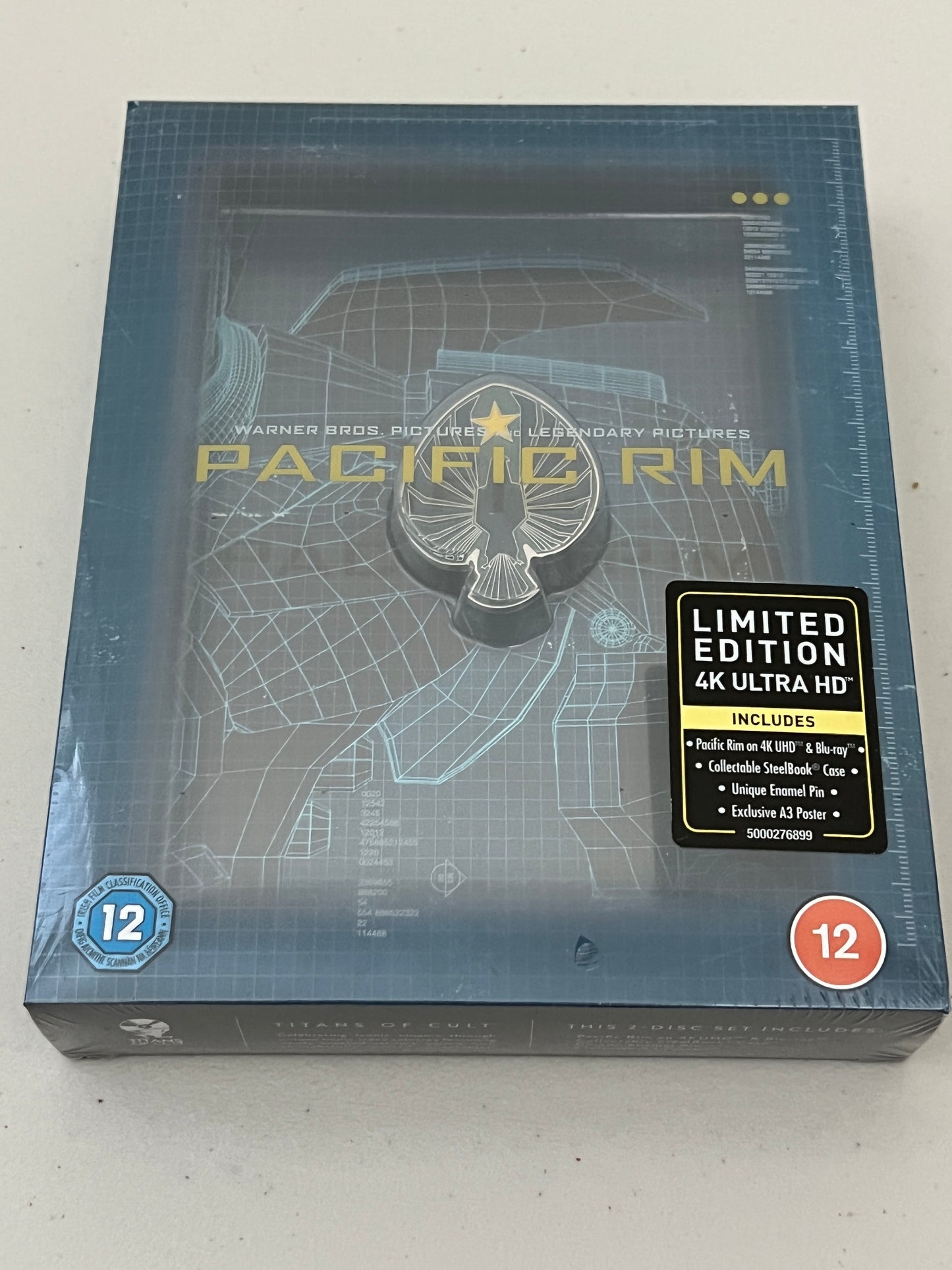 Pacific Rim Titans of Cult (4K UHD/Blu-ray/Extras) Steelbook - Italy Import