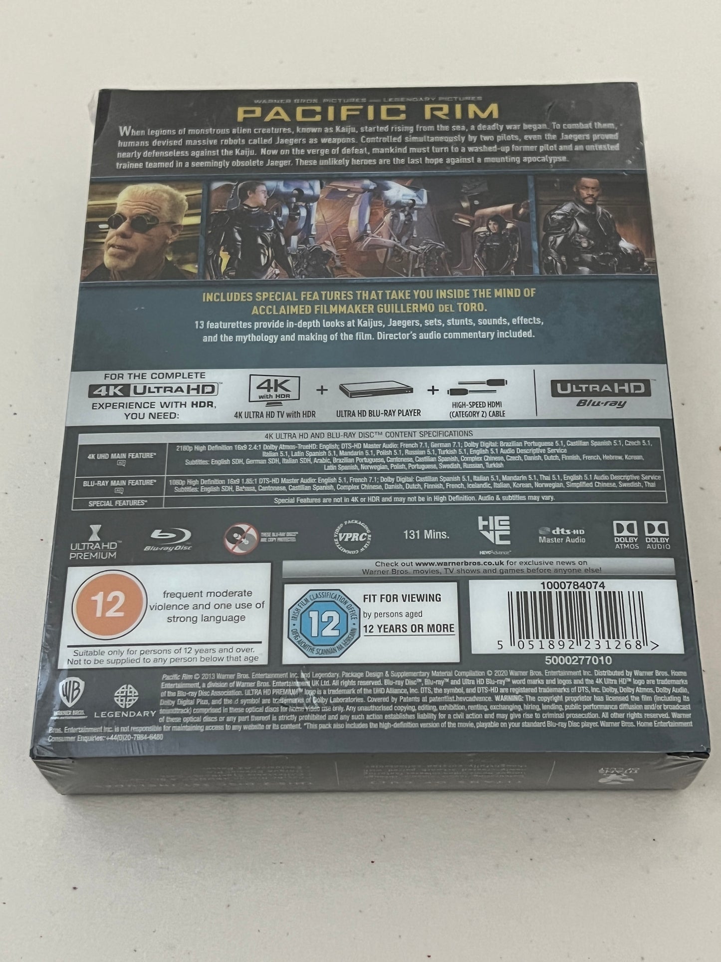 Pacific Rim Titans of Cult (4K UHD/Blu-ray/Extras) Steelbook - Italy Import