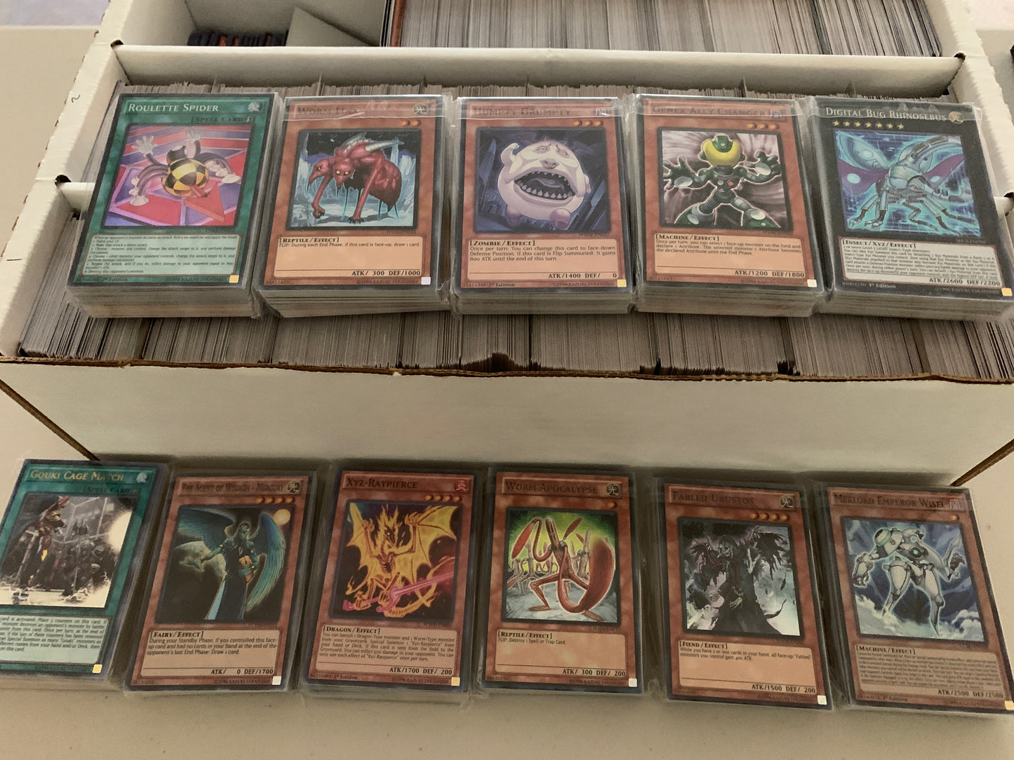 Lot of 100 Yugioh Cards Holographics & Rares Only