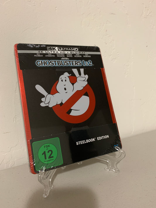 Ghostbusters 1 & 2 (4K UHD/Blu-ray) Steelbook - UK Import