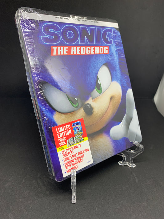 Sonic The Hedgehog (4K UHD/Blu-Ray/Digital) Steelbook