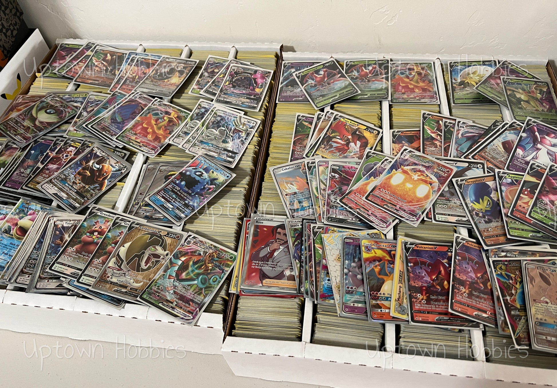 100 Pokemon TCG Card Lot - Commons, Holos, Rares, 2x Ultra Rare (EX, G uptownhobbies 100 Pokemon TCG Card Lot - Commons, Holos, Rares, 2x Ultra Rare (EX, G uptownhobbies